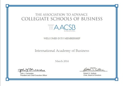 IAB Certificate