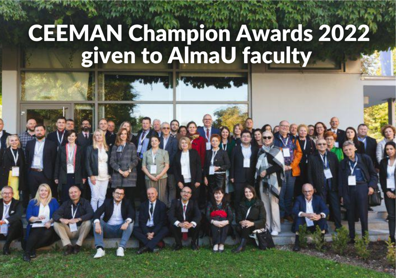 2 prestigious CEEMAN Champion Awards given to AlmaU faculty in 2022