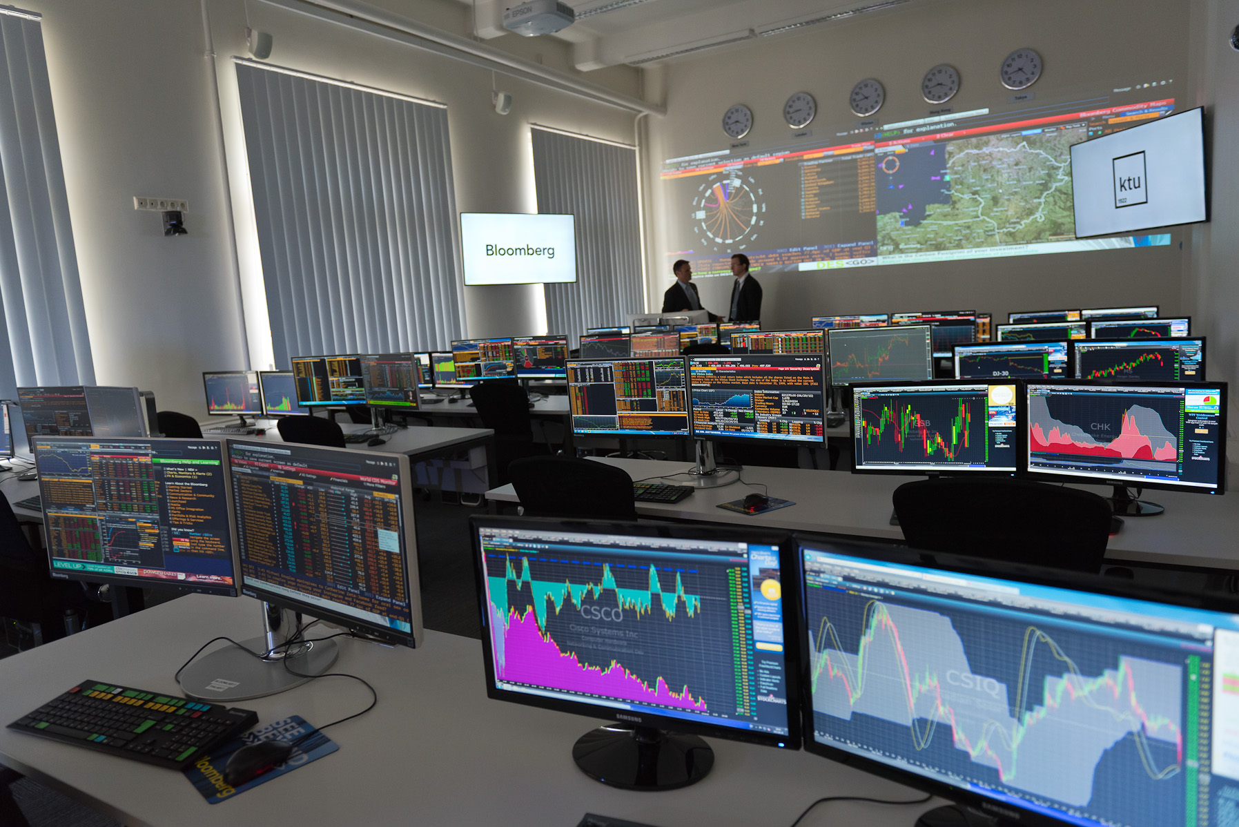 Bloomberg Financial Markets Lab Opened at KTU