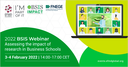 BSIS Webinar: Assessing the impact of research in business schools