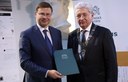 EC VICE-PRESIDENT VALDIS DOMBROVSKIS IS AWARDED RTU HONORARY MEMBER DIPLOMA