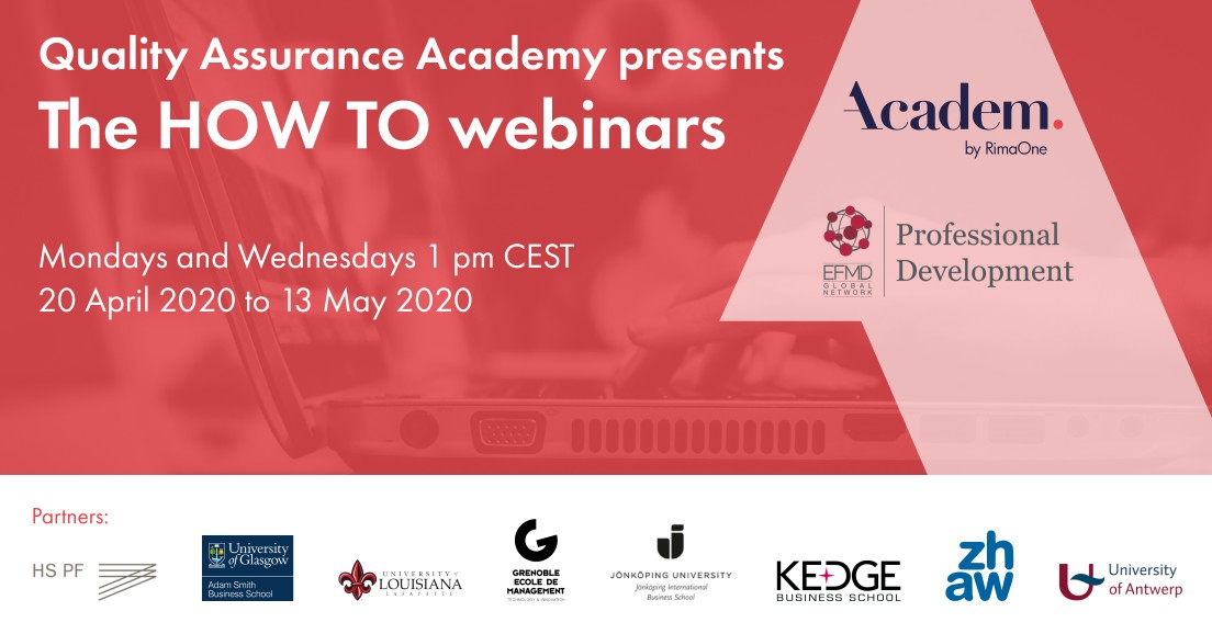 Quality Assurance Academy presents the How To webinars