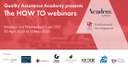 Quality Assurance Academy presents the How To webinars