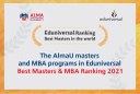 The AlmaU masters and МВА programs in Eduniversal Best Masters & MBA Ranking 2021