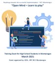 UDG “Open Mind – Learn to play” Training Event for High School Students in Montenegro