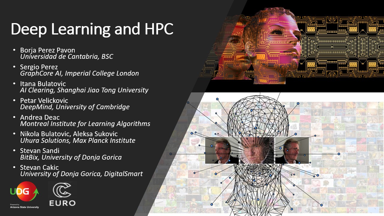 World-renowned professors and researchers gathered around the topic of "Deep Learning and HPC", within the NCC at UDG