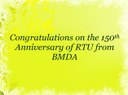 Congratulations to RTU
