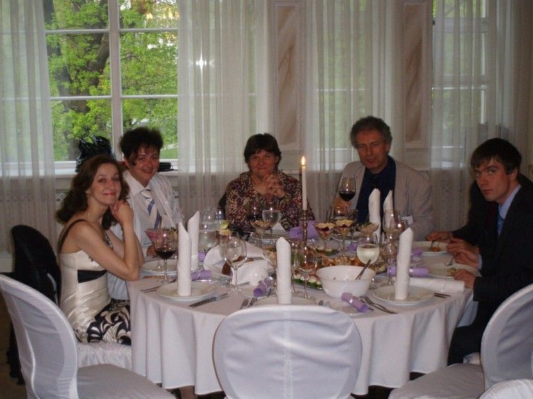 Gala dinner at restaurant "Vernisaža"