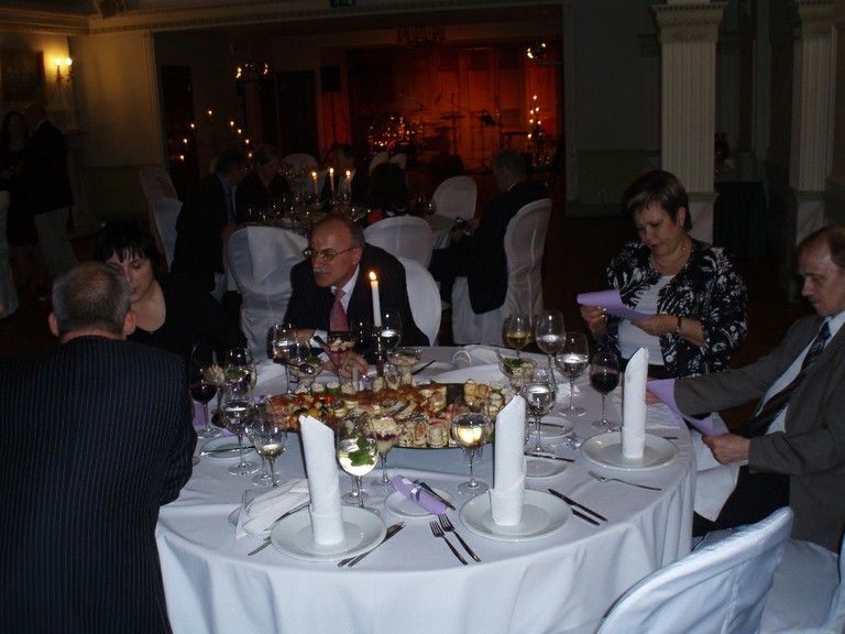 Gala dinner at restaurant "Vernisaža"